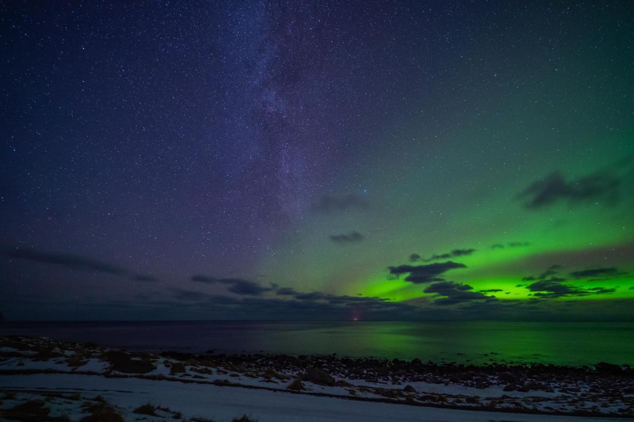 Feriehus Med Flott Havutsikt Ved Hauklandstranden Leknes Exterior photo