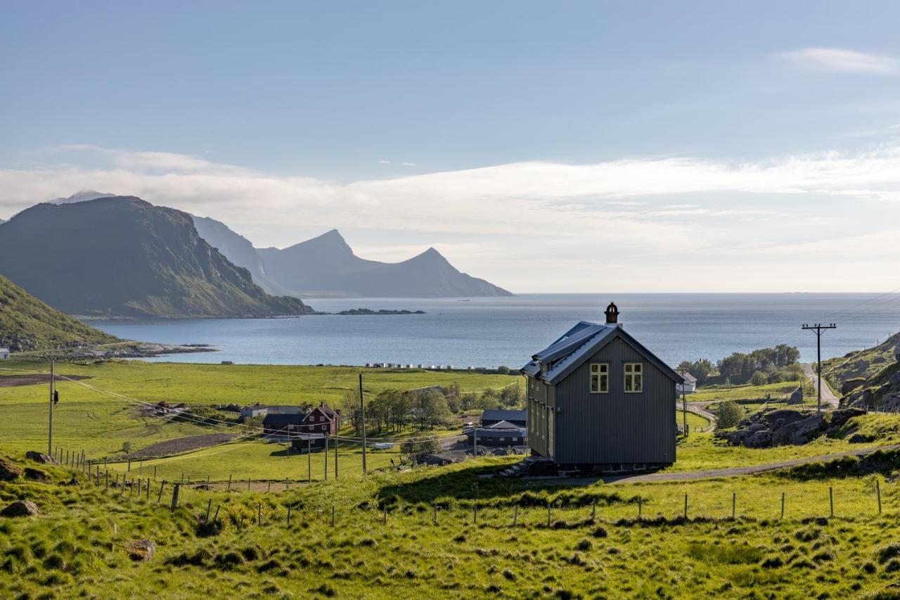 Feriehus Med Flott Havutsikt Ved Hauklandstranden Leknes Exterior photo