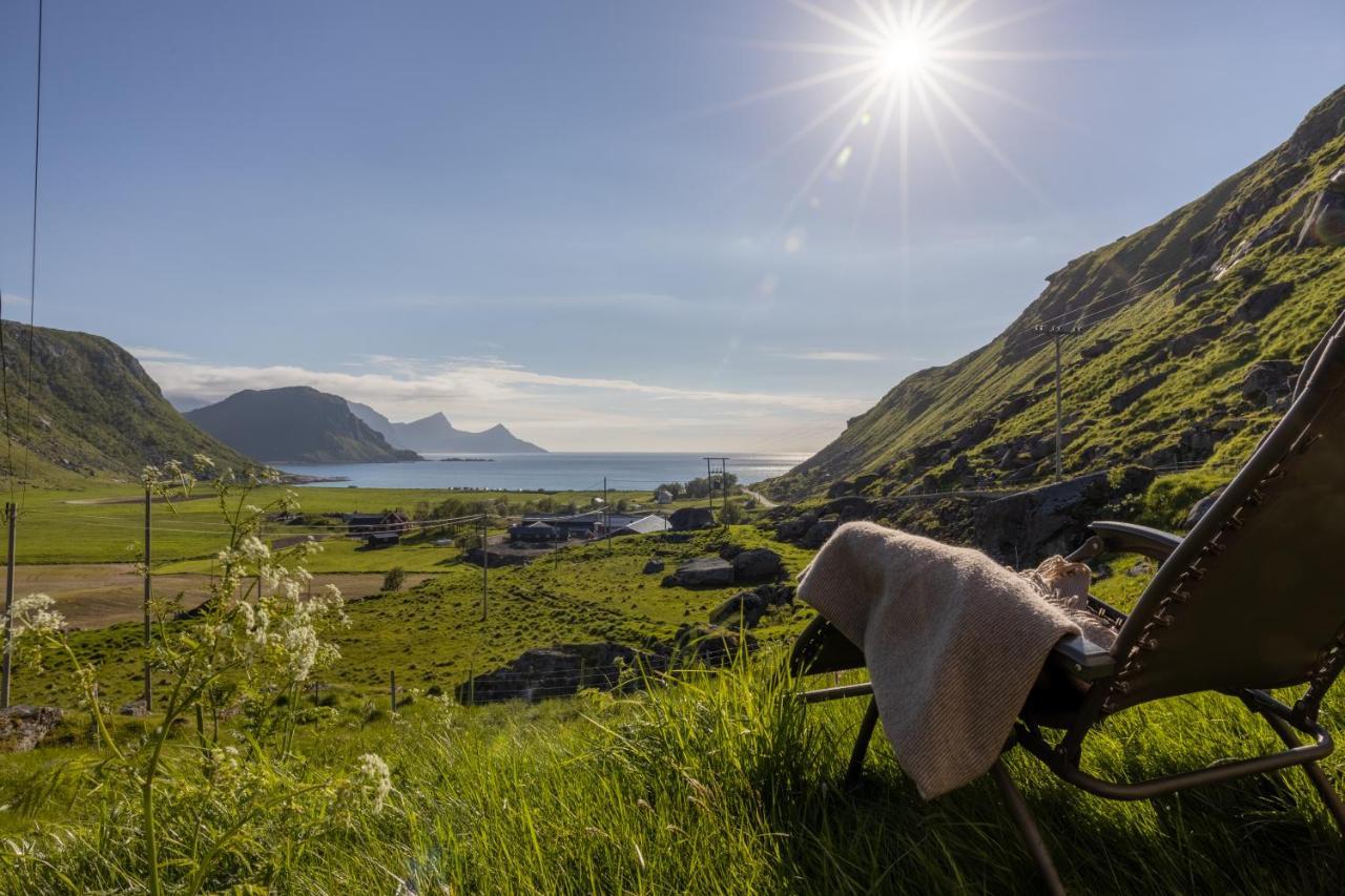 Feriehus Med Flott Havutsikt Ved Hauklandstranden Leknes Exterior photo