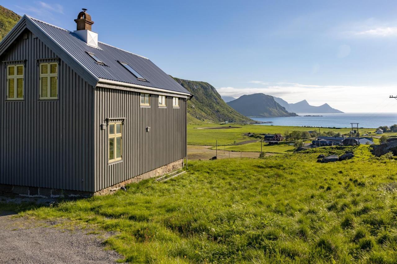 Feriehus Med Flott Havutsikt Ved Hauklandstranden Leknes Exterior photo
